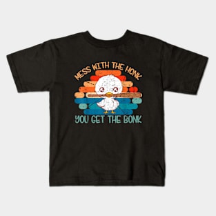 What Does the Goose Say ? Honk Kids T-Shirt